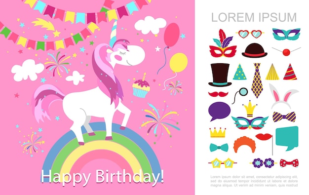 printable unicorn garland