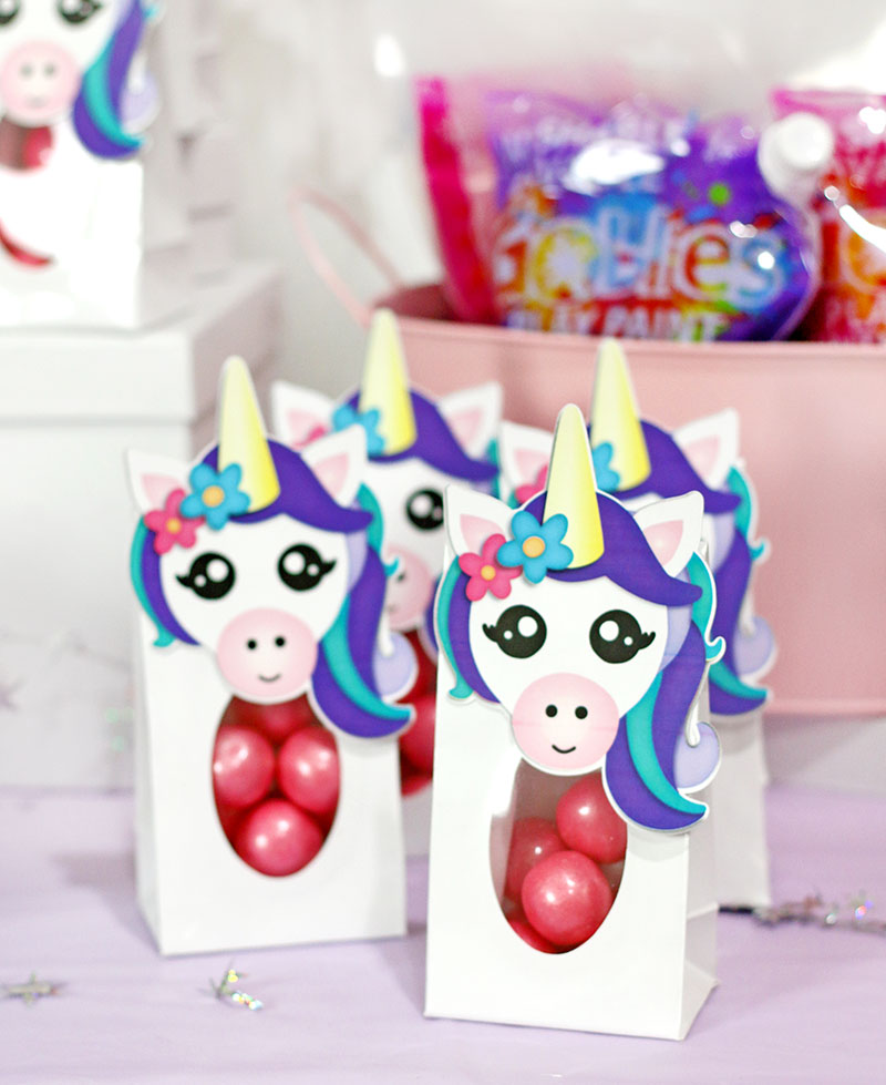 DIY Unicorn Party Favors: Free Printables! - Persia Lou