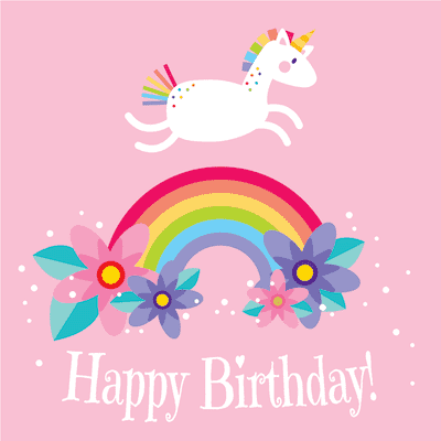 printable unicorn greeting card