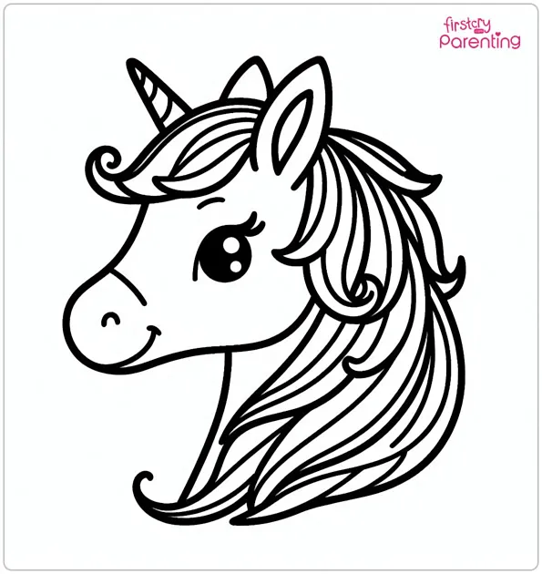 printable unicorn head pictures
