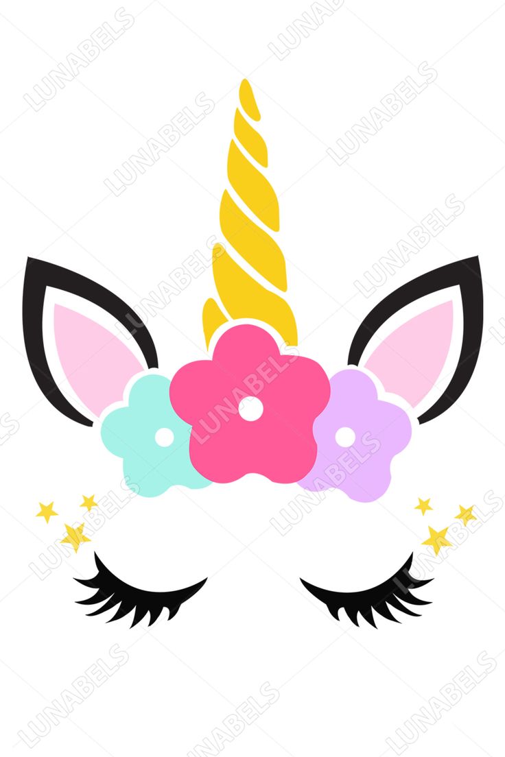 printable unicorn head pictures