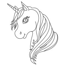 printable unicorn head pictures