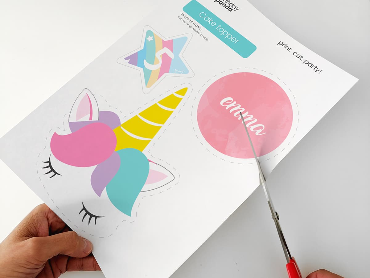 Unicorn Birthday Printable &  Games - BirthdayPanda