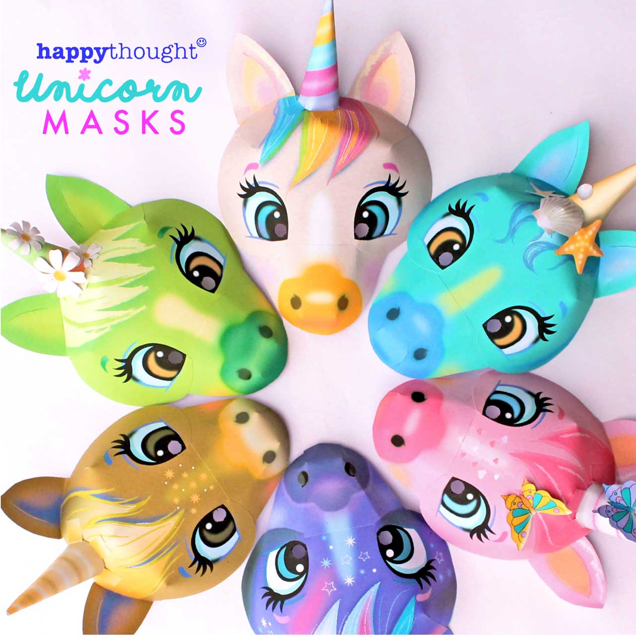 printable unicorn mask