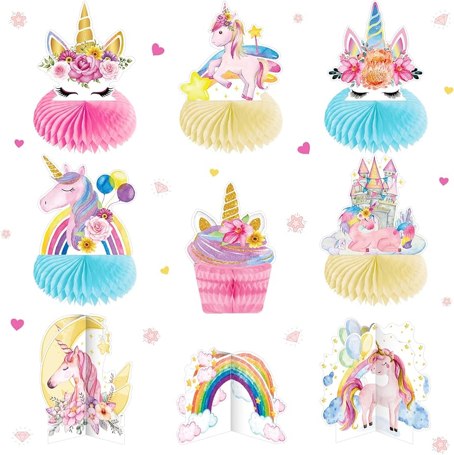 printable unicorn party decor