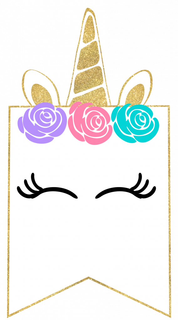 Free Printable Unicorn Decorations Party Banner - Paper Trail Design