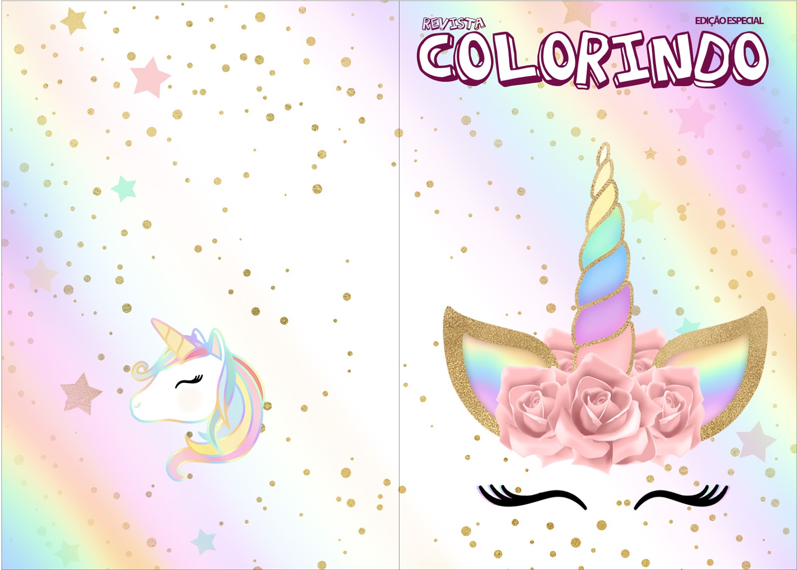 printable unicorn party decorations