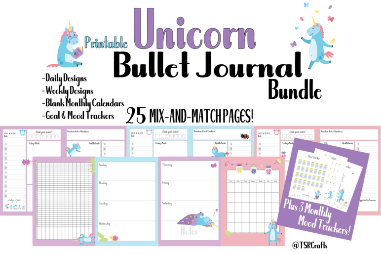 FREE PRINTABLE UNICORN PLANNER