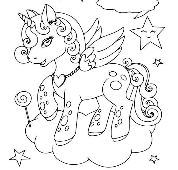 50 Pages Printable Unicorn Coloring Pages PDF   Australia