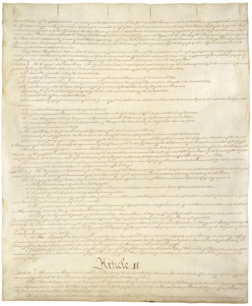 printable united states constitution and amendments