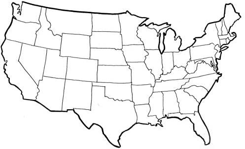 printable united states map large