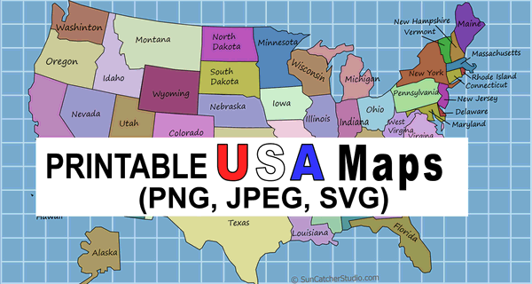 printable united states map puzzle