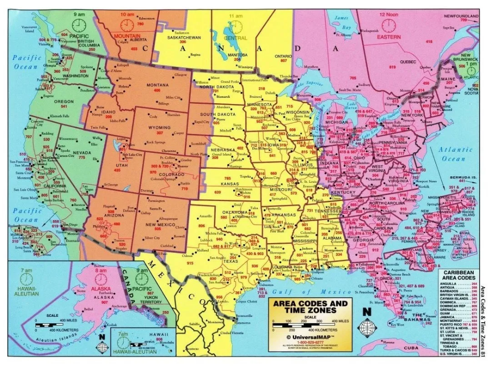 52 Us Time Zones Map Stock Photos, High-Res Pictures, and Images ...