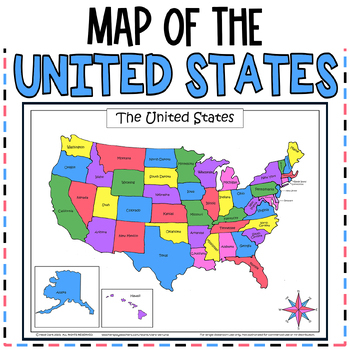 printable united states map