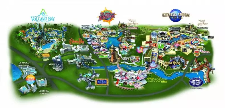 Universal Studios Orlando Map [2024 Florida Theme Park Maps]