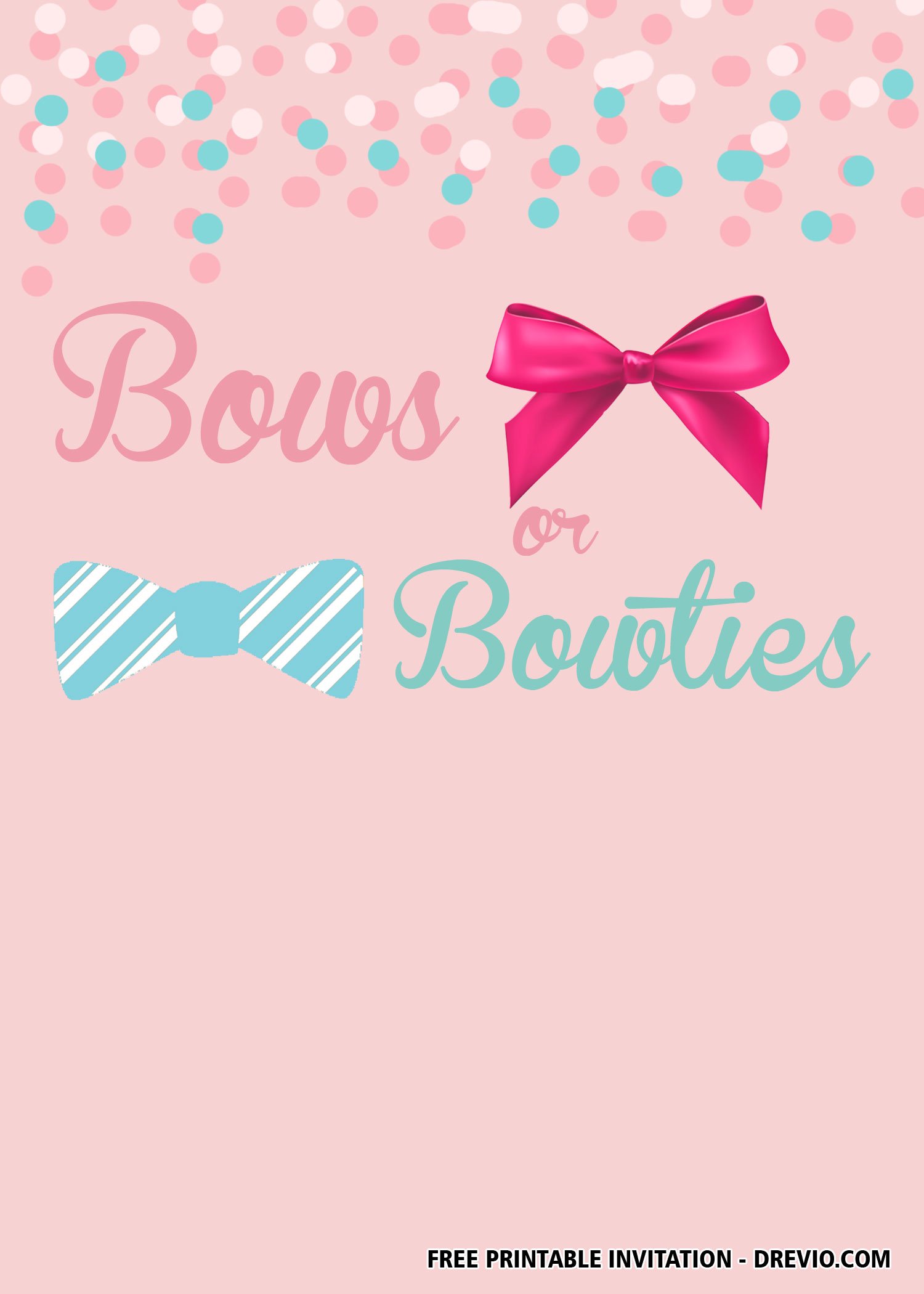 FREE Bow Tie Gender Reveal Invitation Templates - Download ... - Worksheets Library free-bow-tie-gender-reveal-invitation-templates-download-worksheets-library