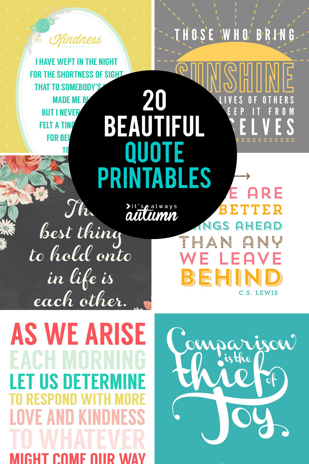20 gorgeous printable quotes | free inspirational quote prints ...