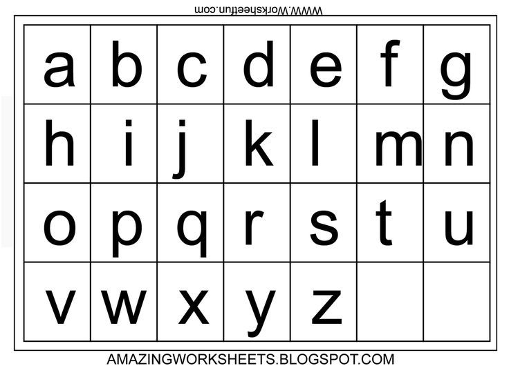 printable chart of upper case and lowercase letters - Saferbrowser ...