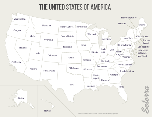printable us map image