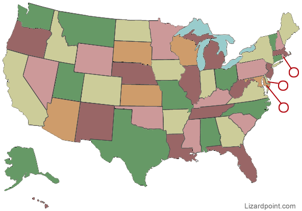 printable us map quiz states and capitals