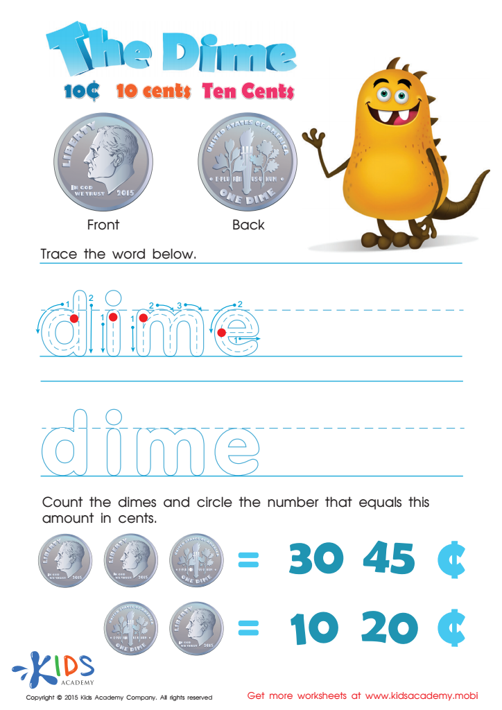 printable us money worksheets