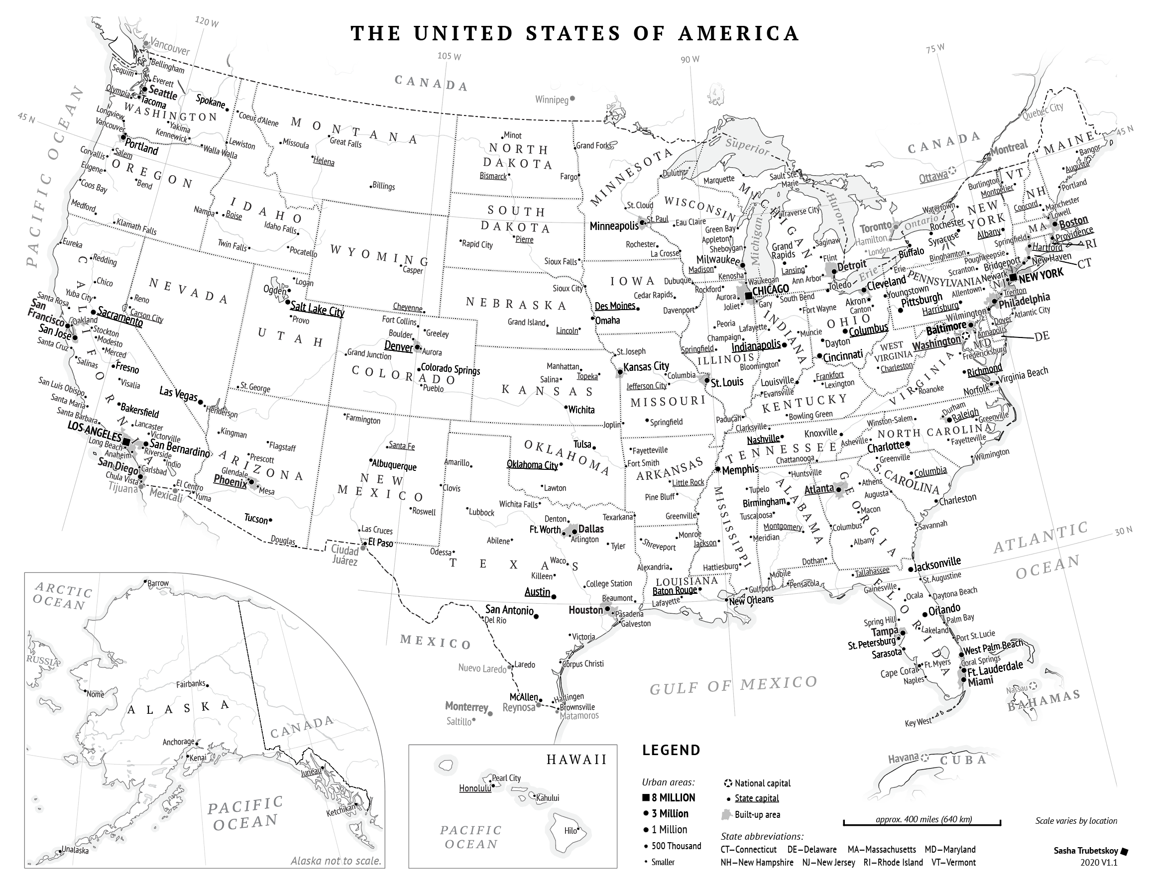 printable us road map pdf