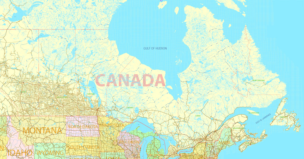 printable us road map pdf