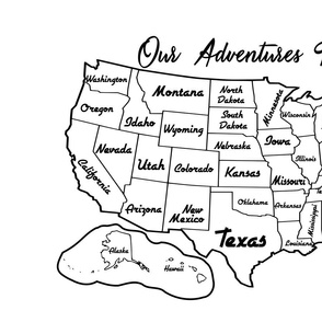 printable us travel map