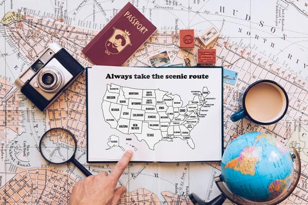 13 Free Printable USA Travel Maps for your Bullet Journal - USA ...