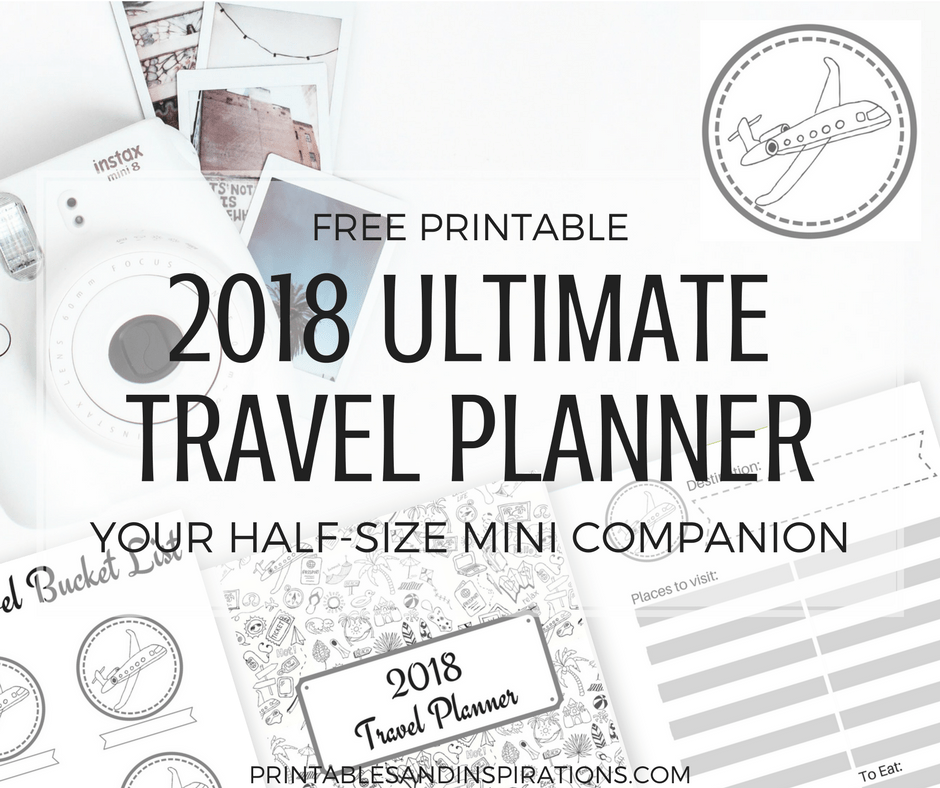 Free Printable Travel Planner Pages! - Printables and Inspirations