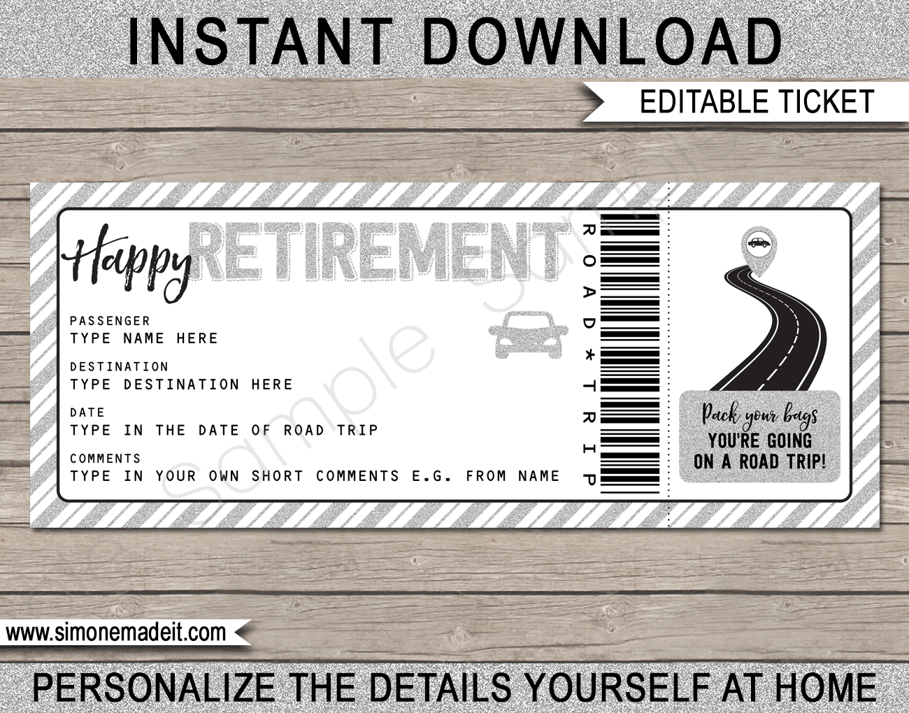 printable vacation tickets