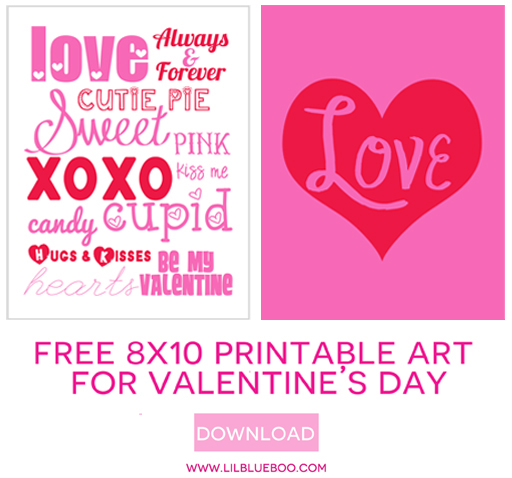 printable valentine art