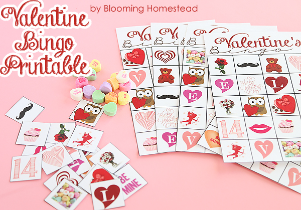 printable valentine bingo game cards
