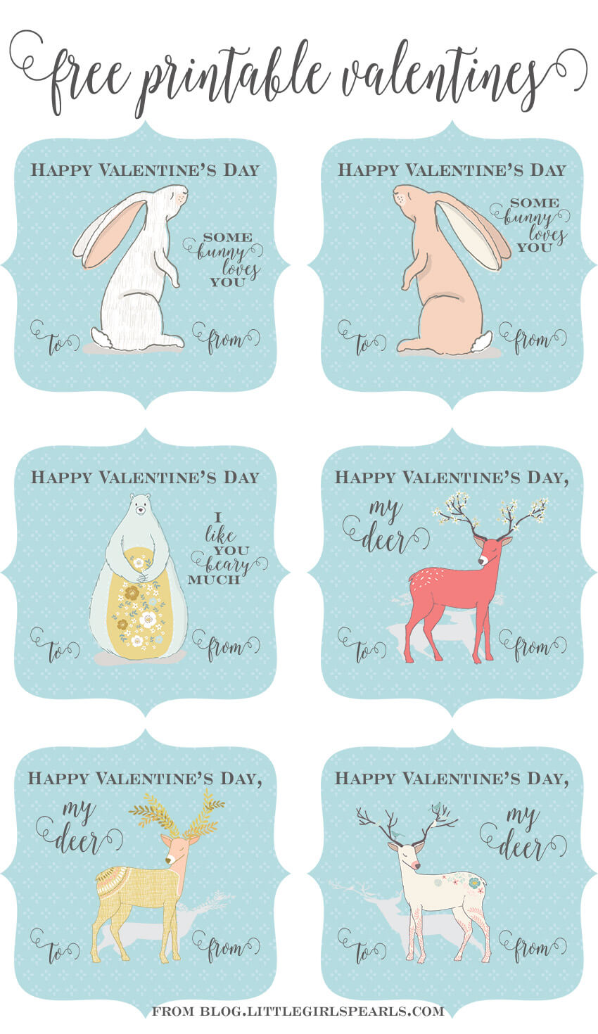 printable valentine cards for friends