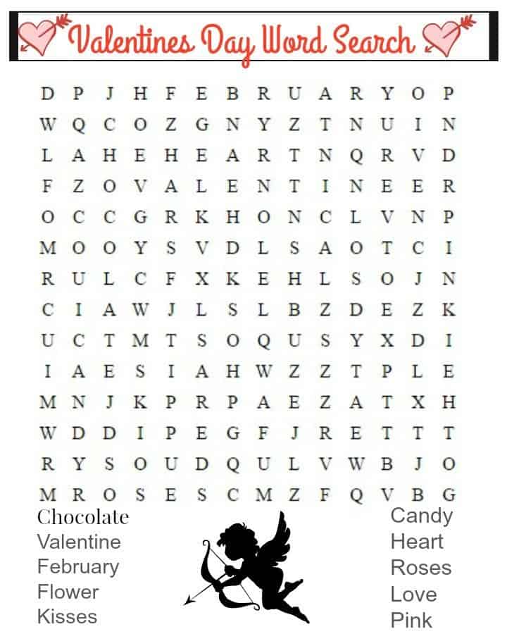 printable valentine games for church