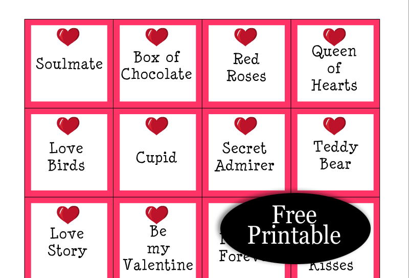 printable valentine games for church