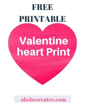 printable valentine heart images