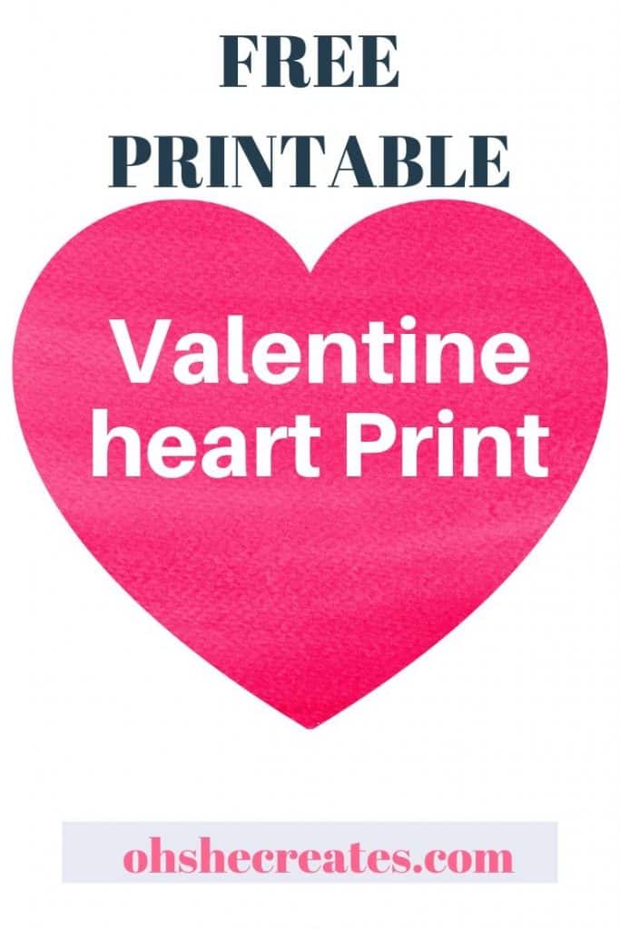 printable valentine heart pictures