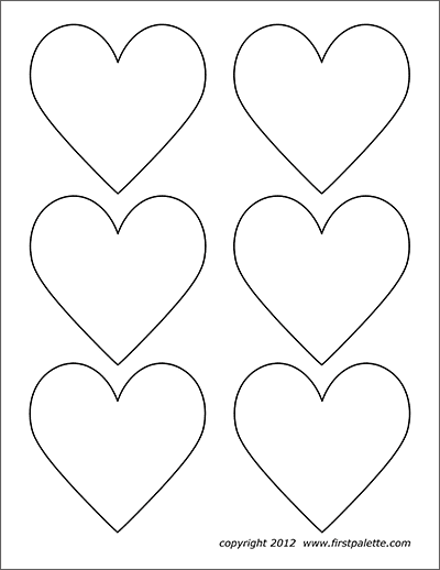 printable valentine heart pictures