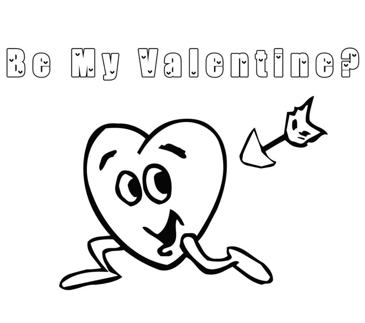 7 Free Printable Valentines Day Coloring Pages for Kids