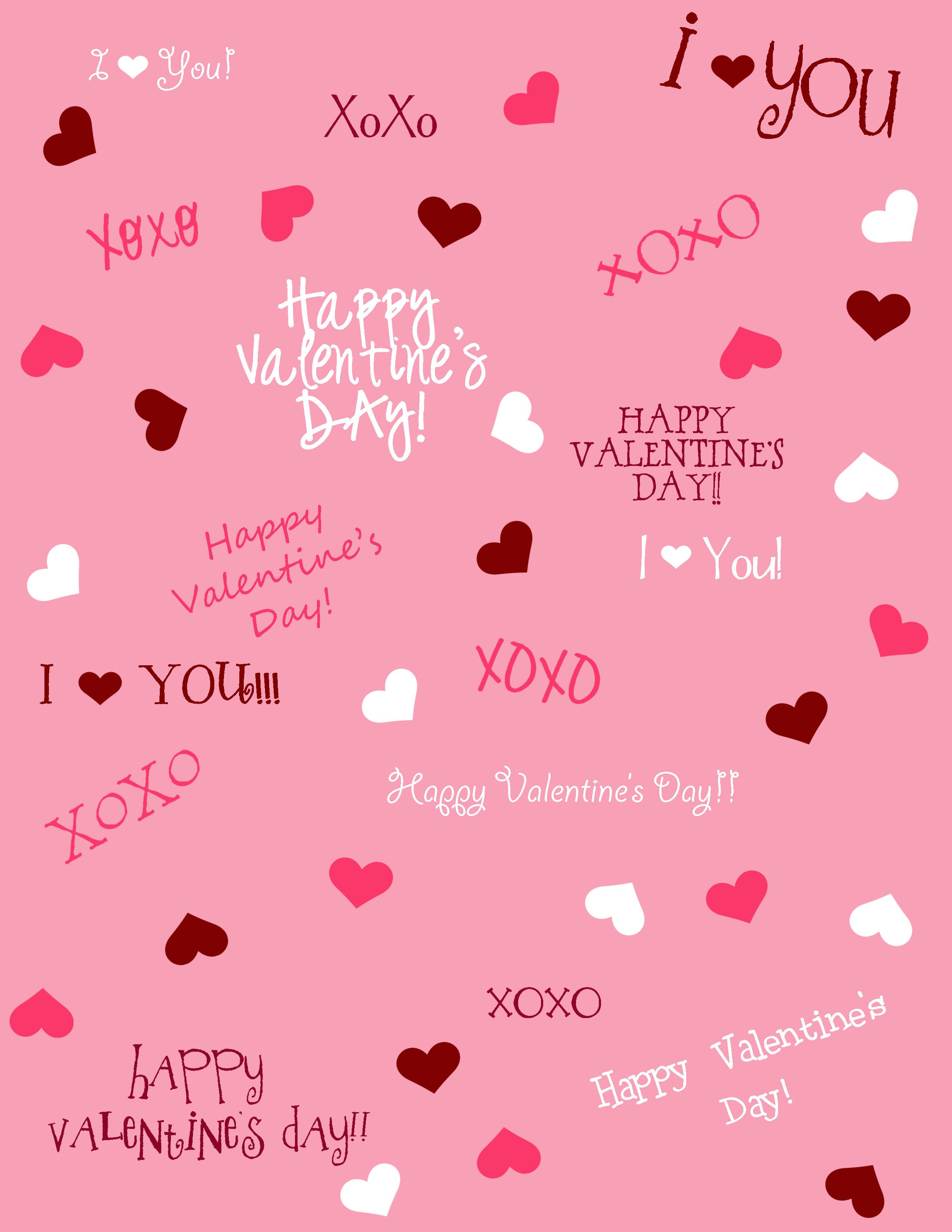 printable valentine paper