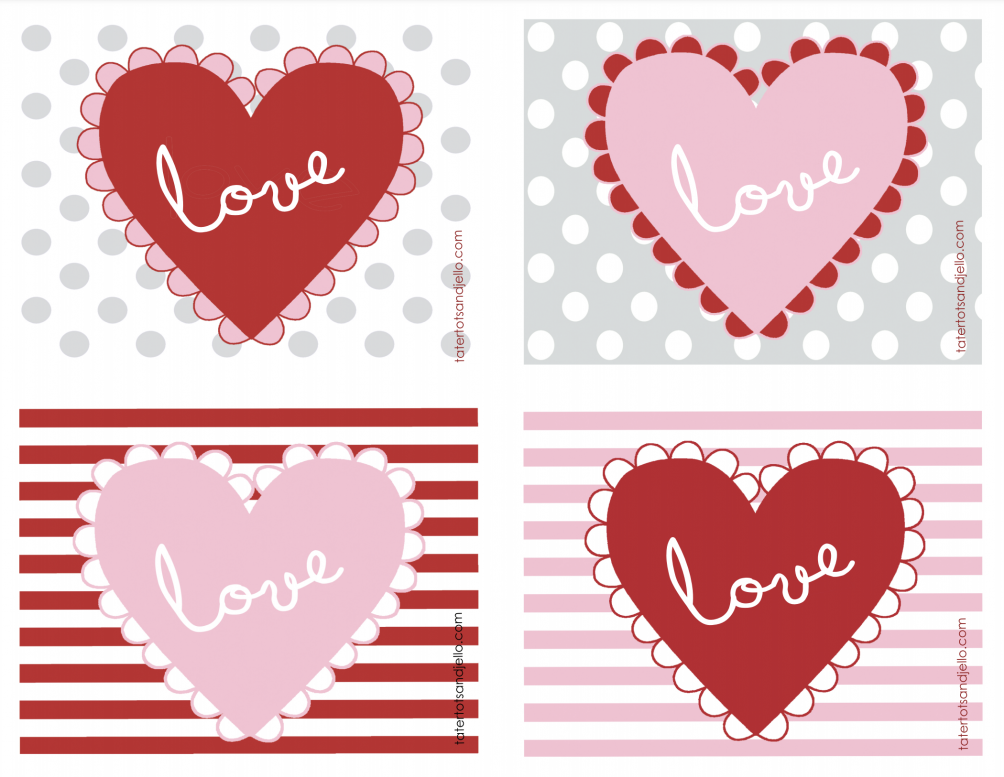 printable valentine postcards