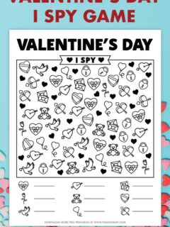 Valentines Day Word Search - Free Printable - Pjs and Paint