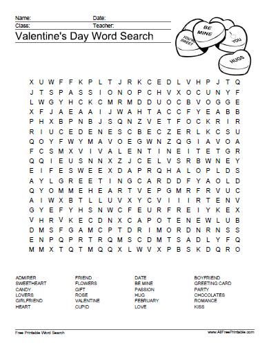 printable valentine puzzles games
