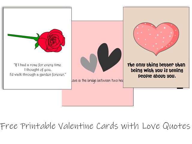 Free Valentines Day Printables