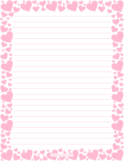 printable valentine stationery free