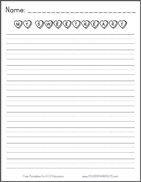 printable valentine worksheets for 3rd grade