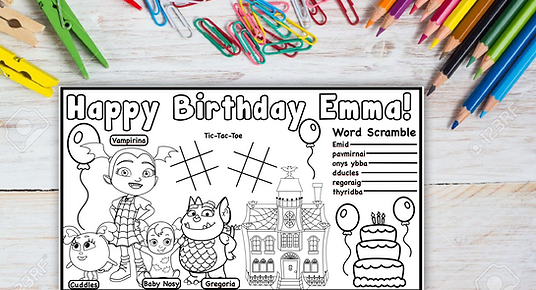 Free Printable Disney Junior Vampirina Coloring Pages for Kids