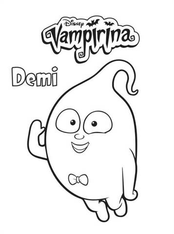 printable vampirina coloring pages