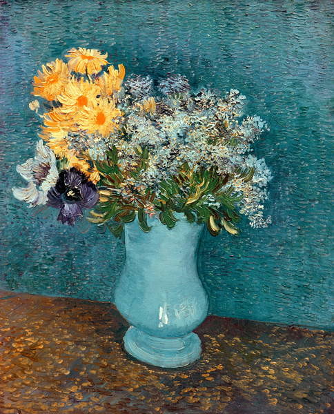 Vase of Flowers, 1887, Vincent van Gogh | Reproductions of famous ...